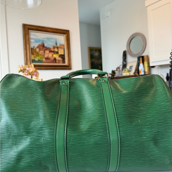 Louis Vuitton Epi Leather Keepall 45 in Borneo Green - Picture 3 of 9